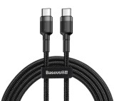 Kabel Baseus CATKLF-HG1 Cafule USB-C 60W 2m, šedá/černá