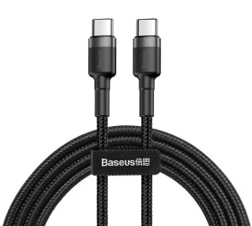 Kabel Baseus CATKLF-HG1 Cafule USB-C 60W 2m, šedá/černá