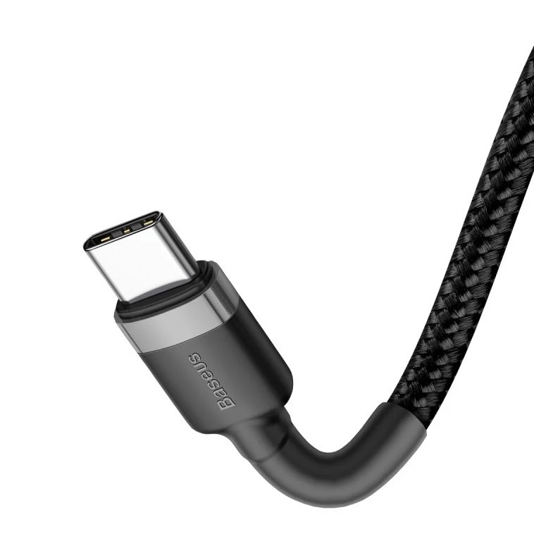 Kabel Baseus CATKLF-HG1 Cafule USB-C 60W 2m, šedá/černá
