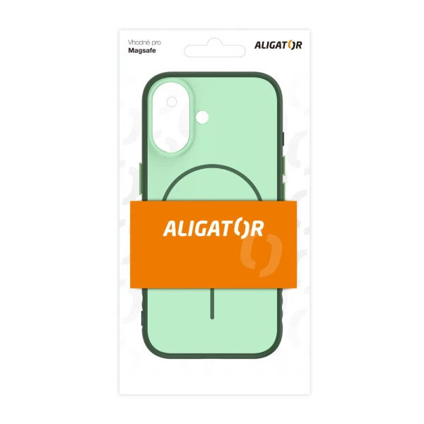 Pouzdro ALIGATOR MagFit iPhone 16, green