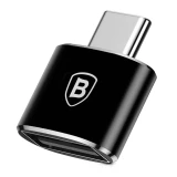 Adaptér Baseus CATOTG-01 z USB-A na USB-C, černá 