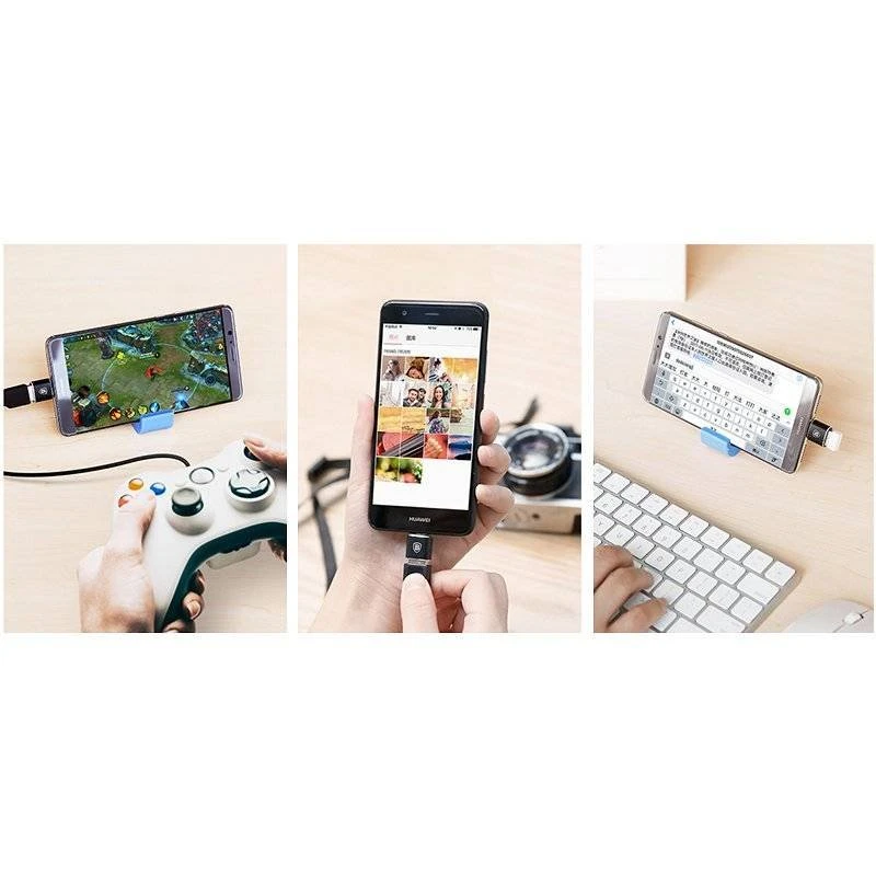 Adaptér Baseus CATOTG-01 z USB-A na USB-C, černá 