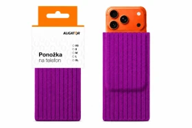 Ponožka na telefon S, fialová