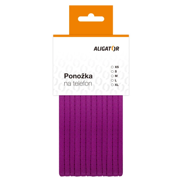 Ponožka na telefon S, fialová