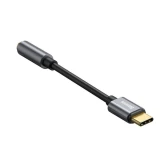 Kabelová redukce Baseus CATL54-0G z USB-C na 3,5mm Audio Jack L54, šedá