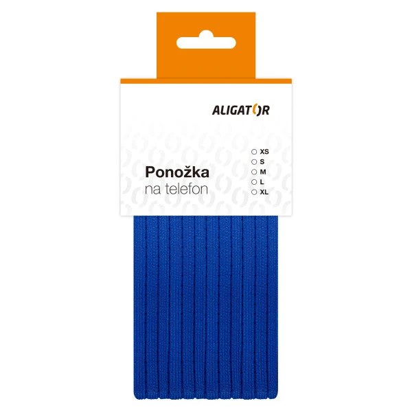 Ponožka na telefon S, safírová