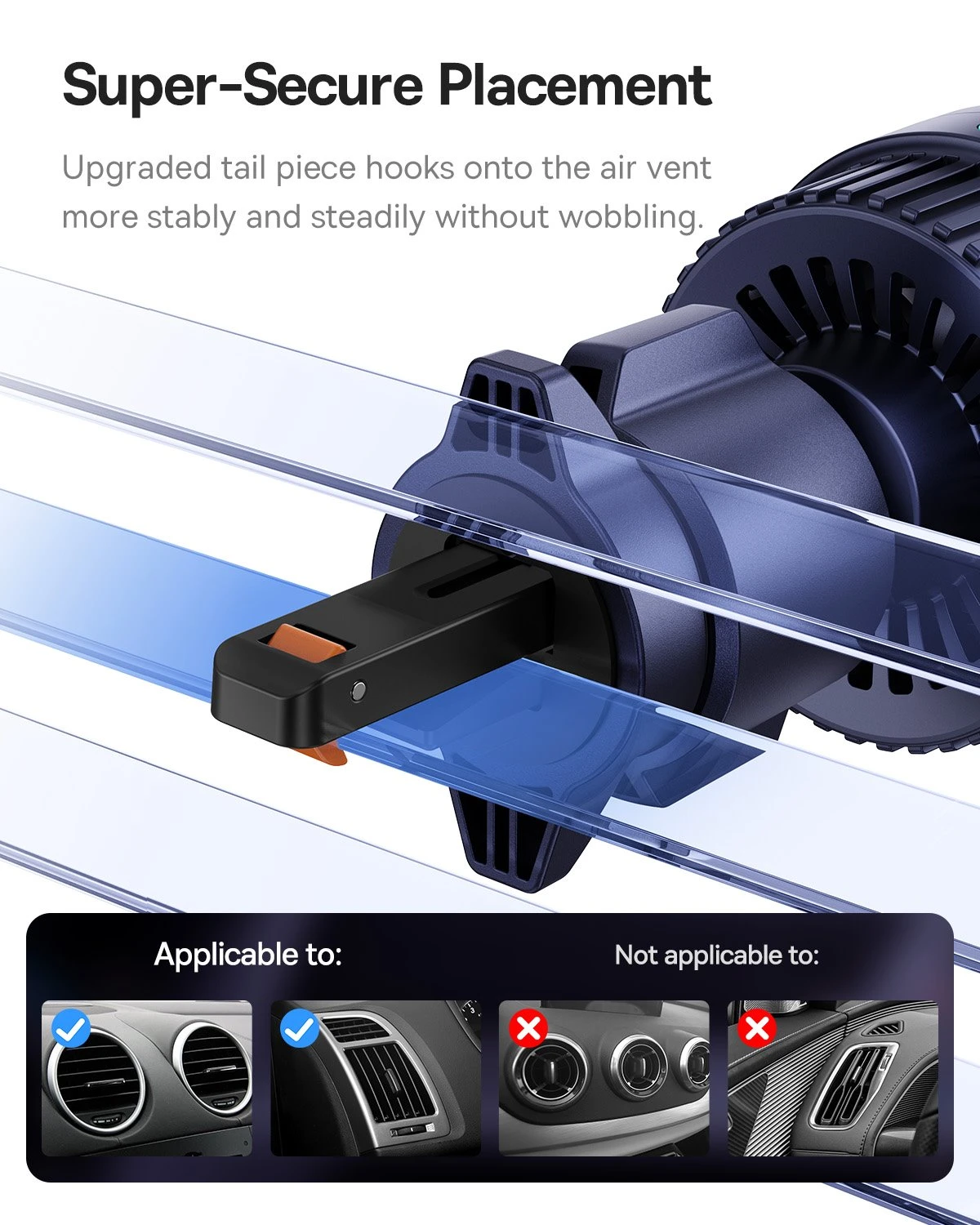 Magnetický držák Baseus MagPro s bezdrátovým nabíjením 15W, černá