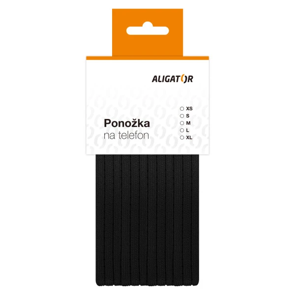 Ponožka na telefon XS, černá