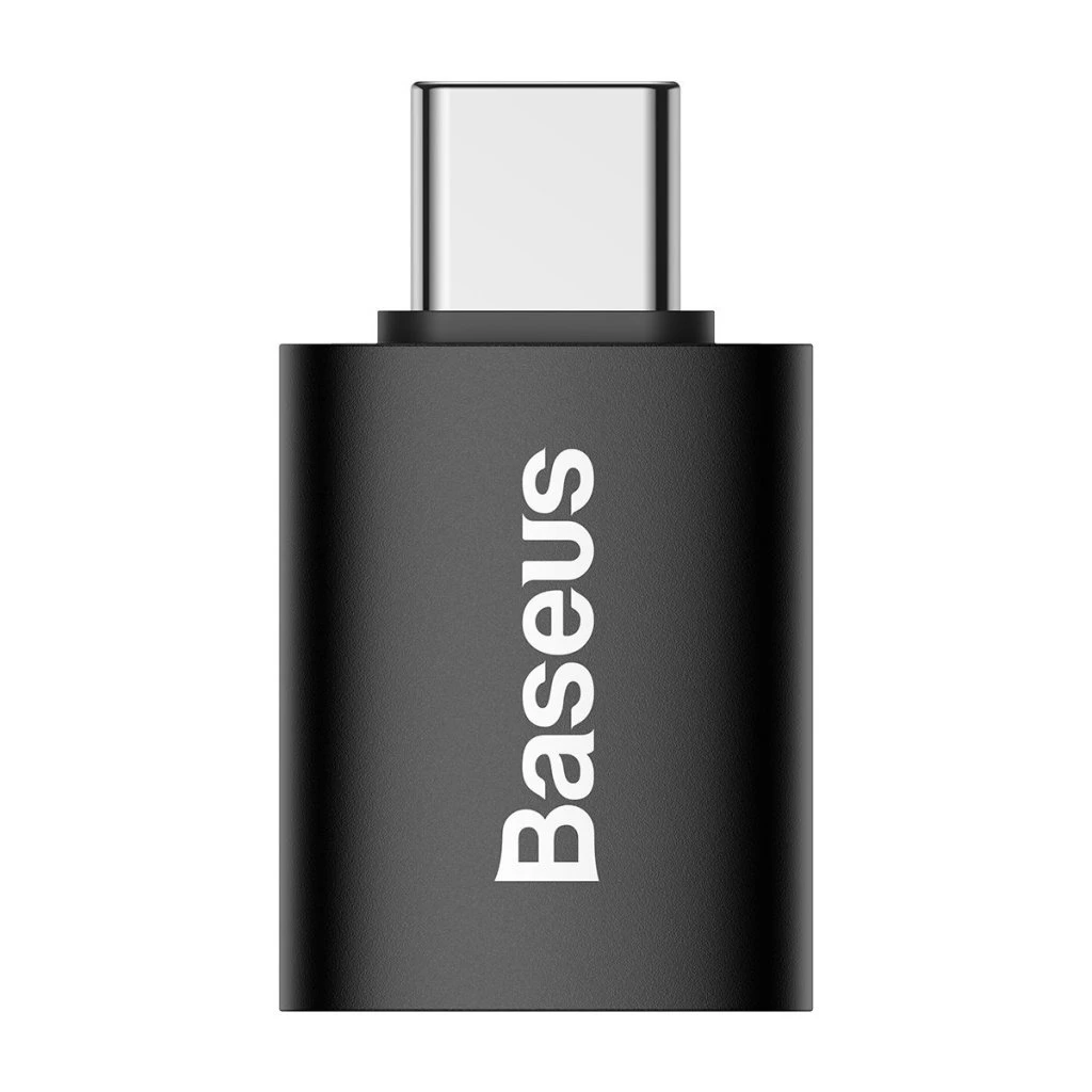 Mini OTG Adaptér Baseus ZJJQ000001 Ingenuity z USB-A na USB-C, černá