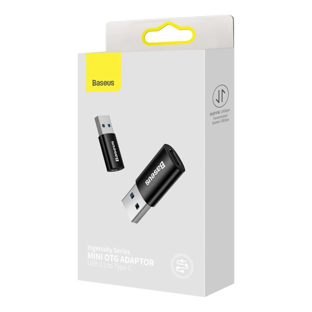 Mini OTG Adaptér Baseus ZJJQ000103 Ingenuity z USB-C na USB-A, modrá