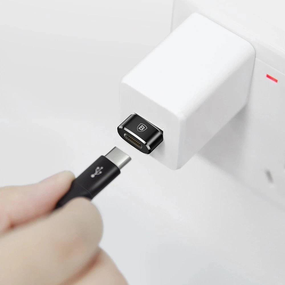 Baseus Adaptér z USB-C na USB-A, černá