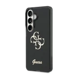 Guess IML 4G Script Metal Logo Zadní Kryt pro Samsung Galaxy 26 Black