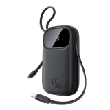 Powerbanka Baseus EnerFill FC31 Qpow 3 20000mAh, 45W, s kabelem USB-C a Lightning, černá