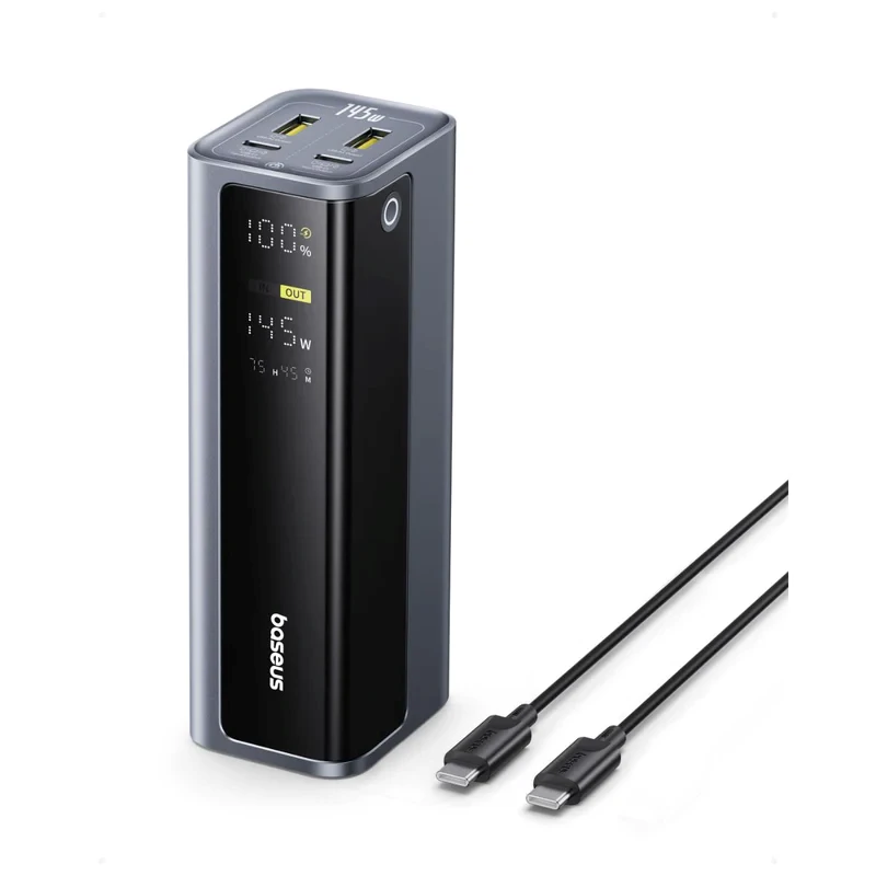 Powerbanka Baseus EnerGeek GP12 20800mAh, 145W, černá