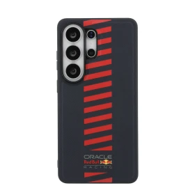 Red Bull PU Leather Meshed Powerbar Magnetic Zadní Kryt pro Samsung Galaxy S26 Ultra Navy