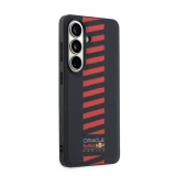 Red Bull PU Leather Meshed Powerbar Magnetic Zadní Kryt pro Samsung Galaxy S26 Navy