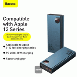 Powerbanka Baseus Adaman Metal 20000mAh, 65W, modrá