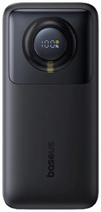 Powerbanka Baseus Free2Pull 20000mAh, 65W, s kabelem USB-C, černá