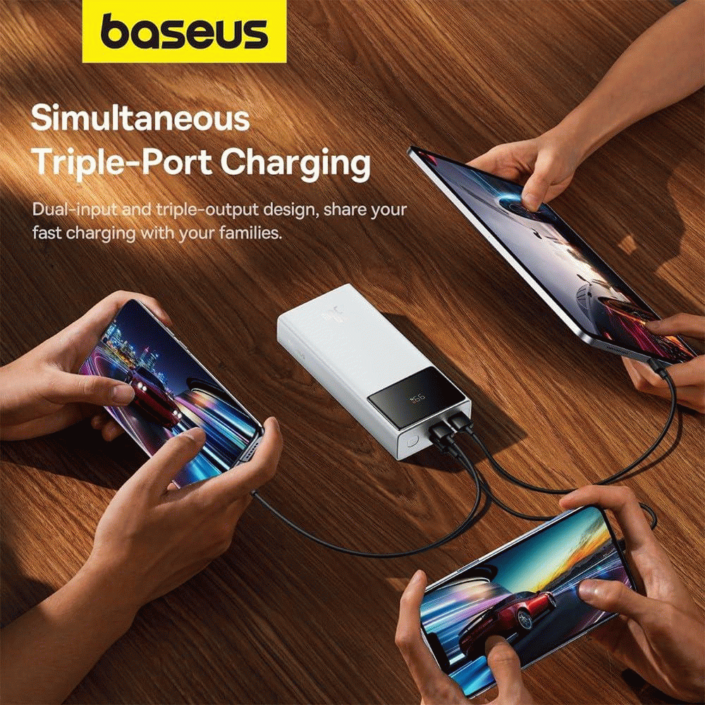 Powerbanka Baseus Star-Lord 20000mAh, 30W, bílá