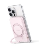 Bezdrátová powerbanka Baseus PicoGo Qi2 5000mAh, 20W, růžová