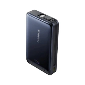 Bezdrátová powerbanka Baseus Nomos Qi2 10000mAh, 45W, s kabelem USB-C, černá