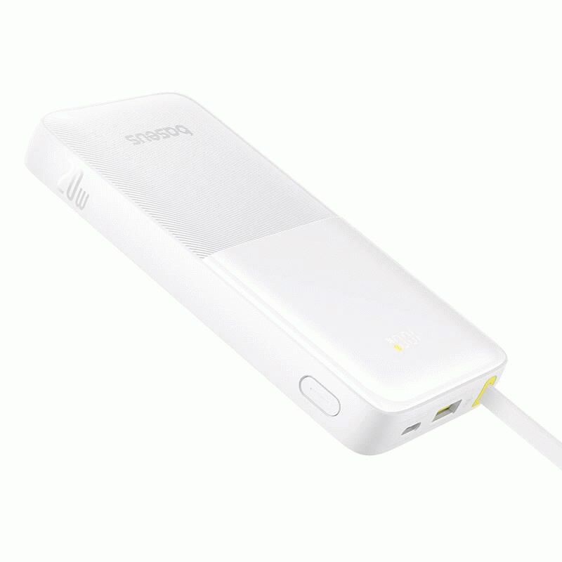 Powerbanka Baseus Bipow 2 20000mAh, 20W, bílá