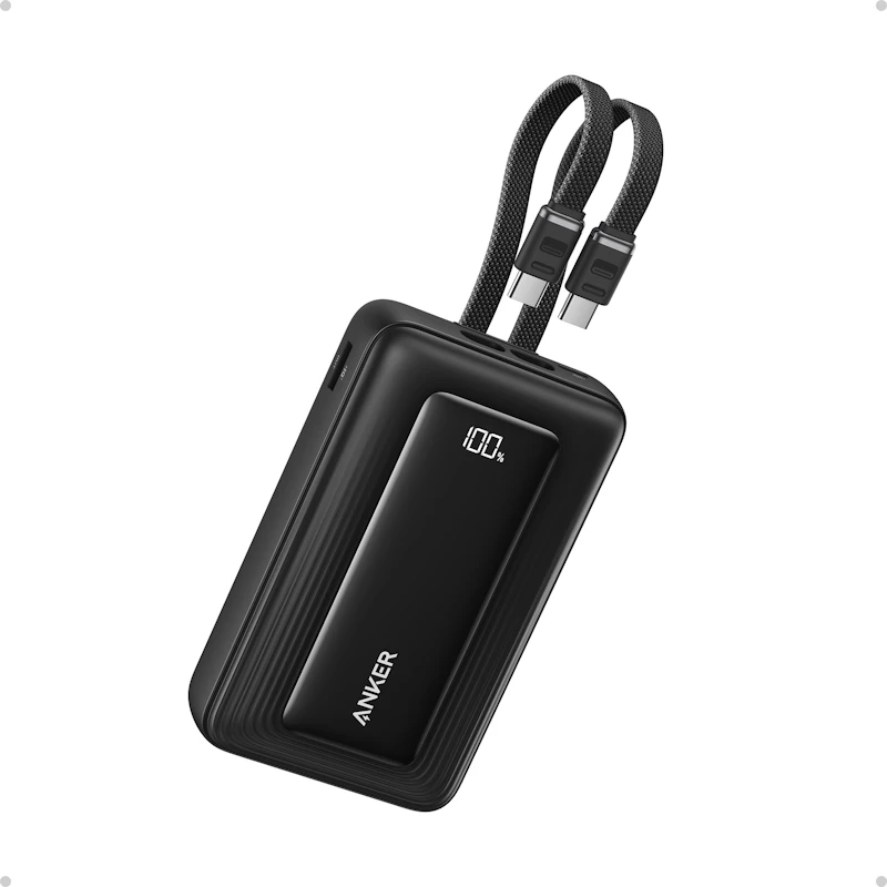 Powerbanka Anker Zolo 20000mAh, 45W s kabelem 2xUSB-C, černá
