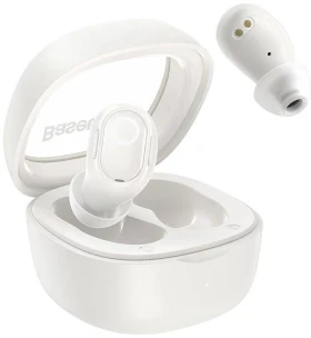 Bluetooth sluchátka Baseus Bowie WM02, bílá