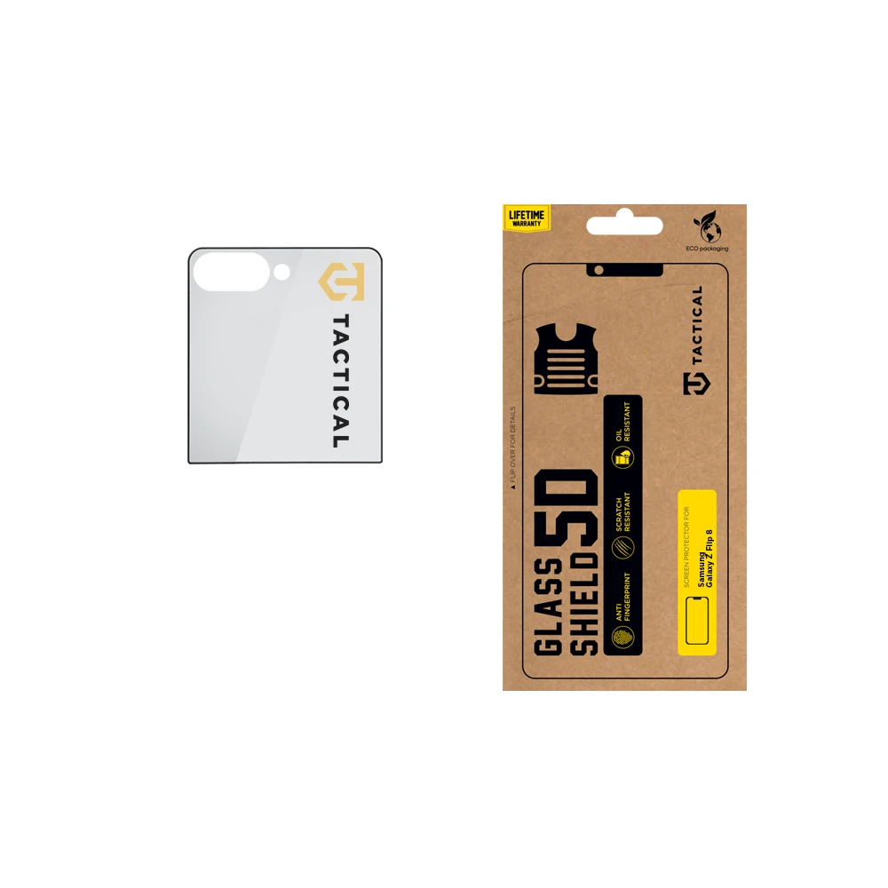 Tactical Glass Shield 5D sklo pro Samsung Galaxy Z Flip 8 Black (Vnější) 