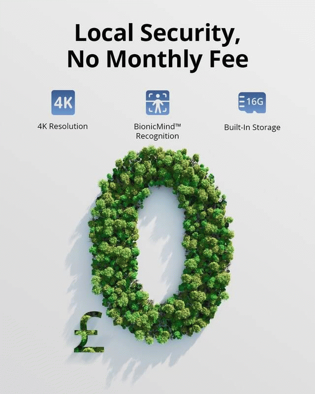 Venkovní kamera se solárním nabíjením Anker eufy S330, 4K, bílá