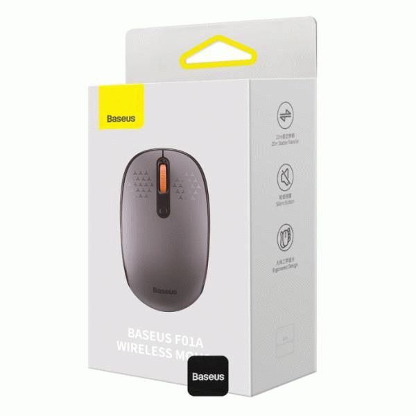 Bezdrátová myš Baseus F01B Tri-mode, šedá