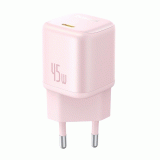 Nabíječka do sítě Baseus PicoGo 45W, 1xUSB-C, růžová
