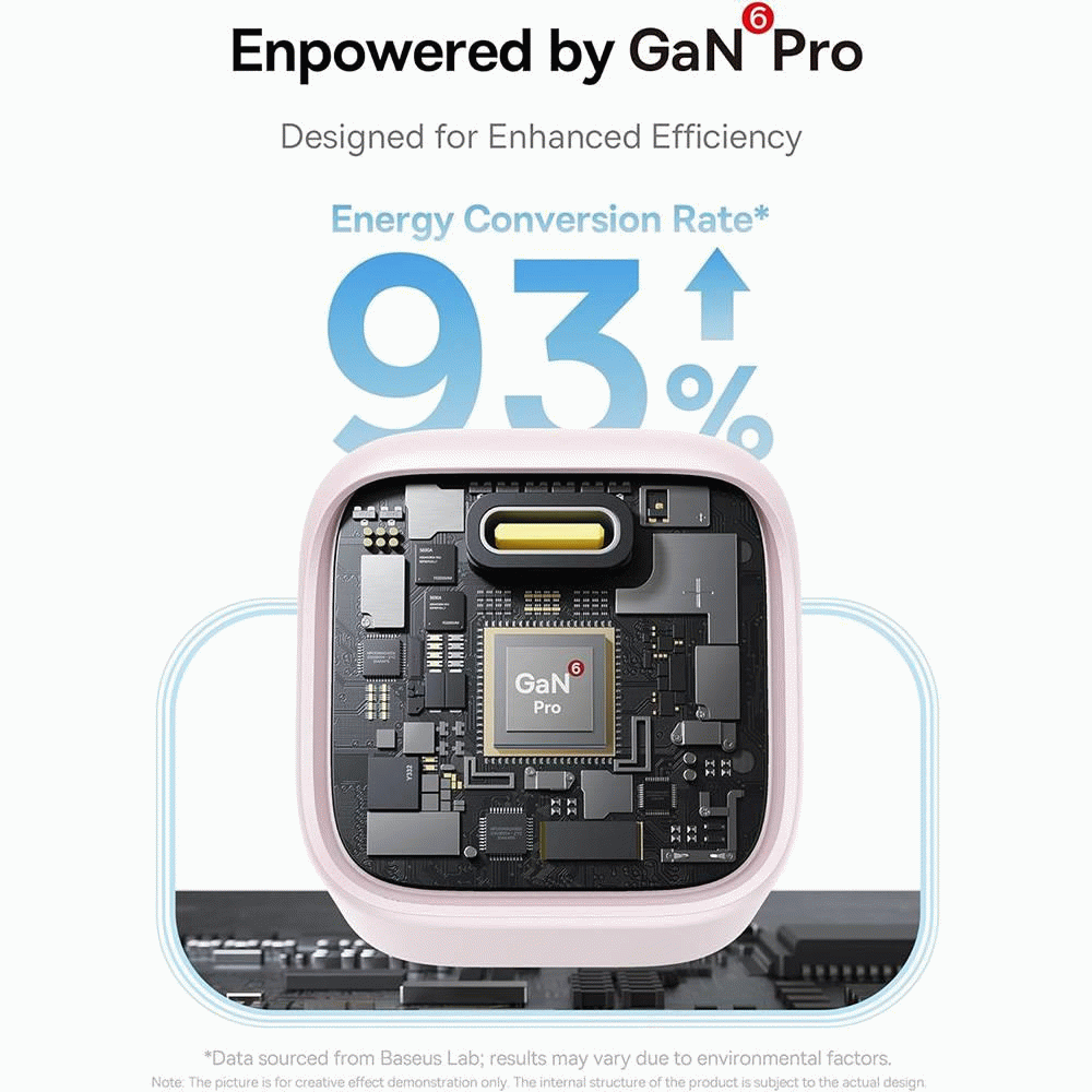 Nabíječka do sítě Baseus PicoGo 45W, 1xUSB-C, růžová