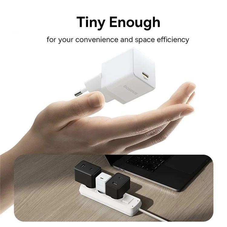 Nabíječka do sítě Baseus Palm 30W, 1xUSB-C, bílá