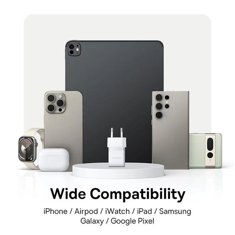 Nabíječka do sítě Baseus Palm 30W, 1xUSB-C, bílá