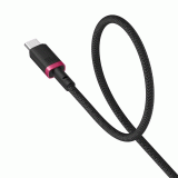 Kabel Baseus Dura USB-C/USB-C 2m 100W, červeno/černá