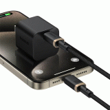 Kabel Baseus Dura USB-C/USB-C 2m 100W, černá/zlatá