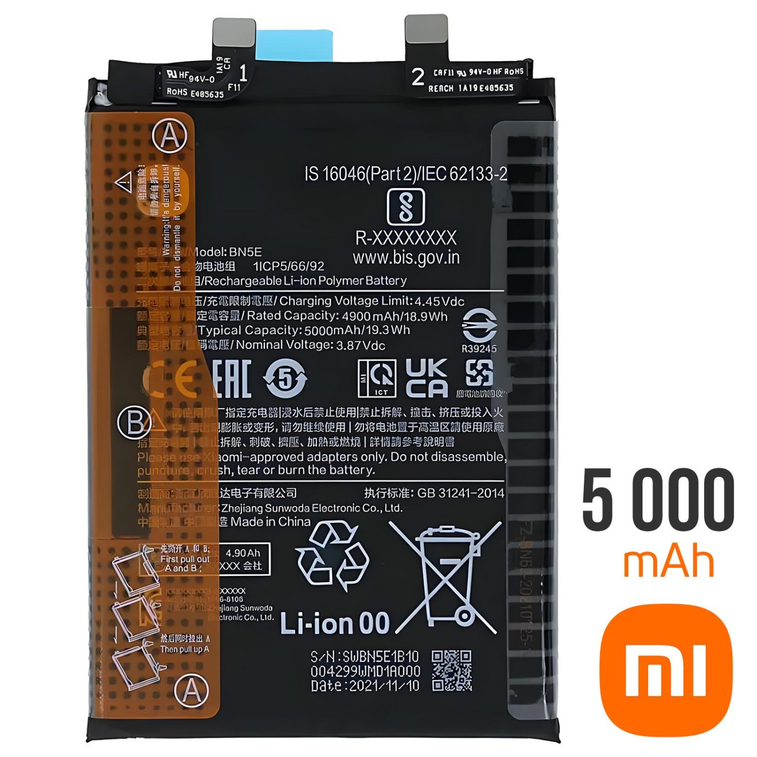 Baterie Xiaomi BN6E 5050mAh (Service Pack)