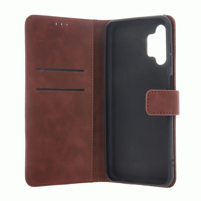 Flipové pouzdro Smart Velvet pro Xiaomi Redmi Note 15 Pro 5G, hnědá