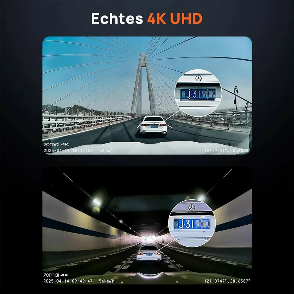 70mai A800SE 4K 4G ready