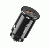 Nabíječka do auta Allity ACC-100-30WAC 30W 1xUSB, 1xUSB-C, černá