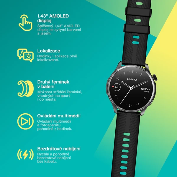 LAMAX Prism AMOLED Black