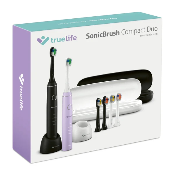TrueLife SonicBrush Compact Duo černá / levandulová