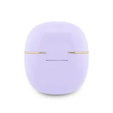 Guess Gold Line Glossy Classic Logo TWS Bezdrátová Sluchátka Purple