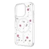 Zadní kryt FIXED MagBloom s podporou MagSafe pro Apple iPhone 15, Pink Blossom