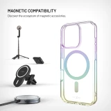Zadní kryt FIXED MagRainbow s podporou MagSafe pro Samsung Galaxy S25 Ultra, duhový