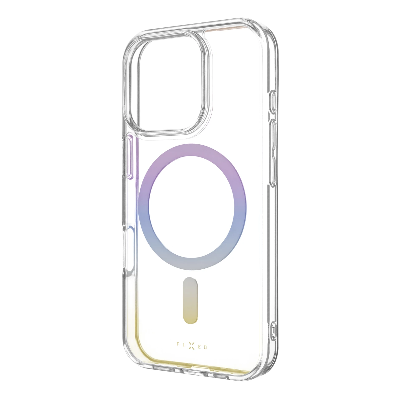 Zadní kryt FIXED MagRainbow s podporou MagSafe pro Samsung Galaxy S25, duhový