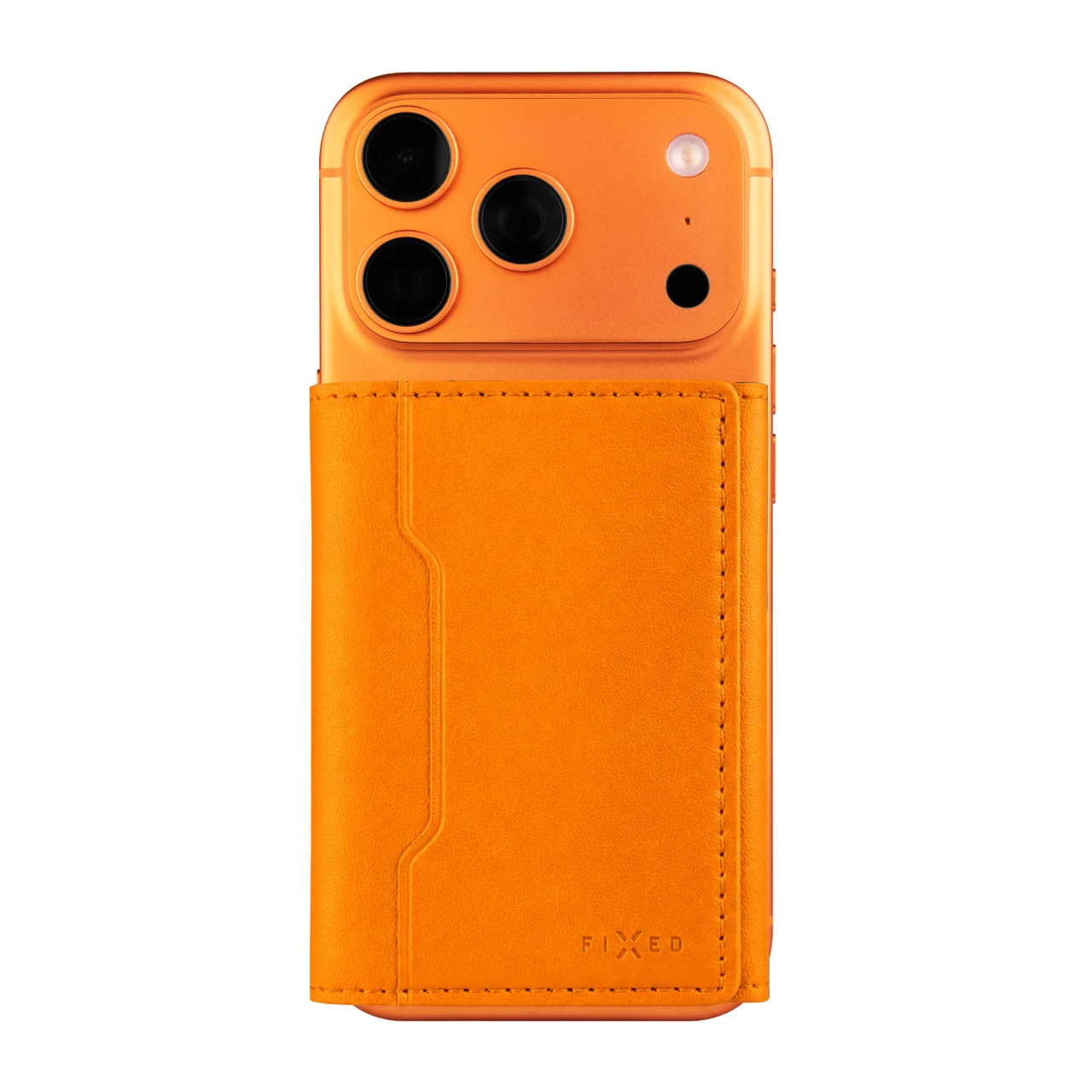 MagSafe Peněženka FIXED MagWallet Trifold, oranžová