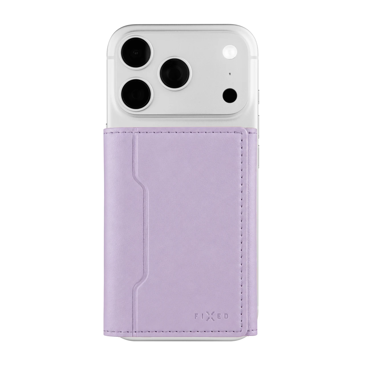 MagSafe Peněženka FIXED MagWallet Trifold, světle fialová