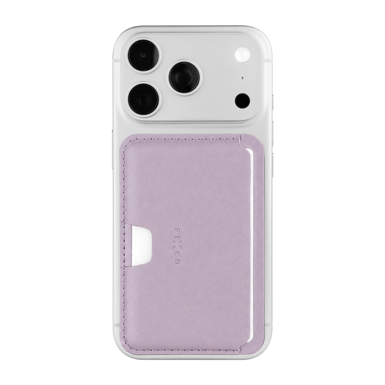 MagSafe Peněženka FIXED MagWallet Slim, světle fialová